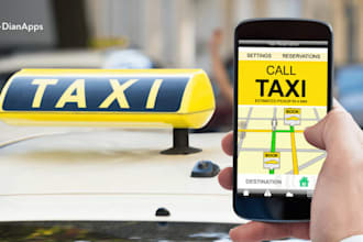 develop taxi app, taxi booking app, uber clone, rideshare app, ola, lyft, turo