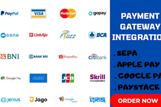 integrate stripe apple pay google pay paypal sepa paystack shopify woocommerce
