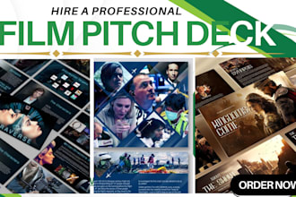 design film, documentary, TV web series, podcast, PPT, cast deck, epk, lookbook