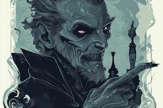 design fantasy, romance, horror, or thriller book cover