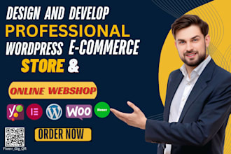 build ecommerce website online shop or online webshop with wordpress woocommerce