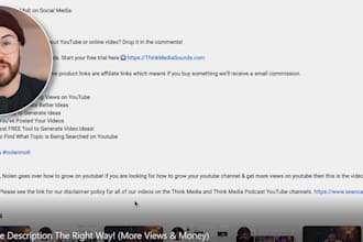 do professional talking head video editing for youtube