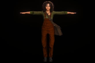 make 3d realistic characters, cartoon character, metahuman, texture,3d portrait