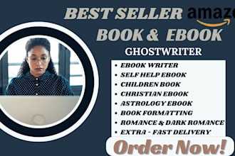ghostwrite 30,000 words ebook as ghost book writer, and ghost ebook writer