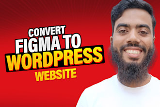 convert psd, xd or figma to wordpress website design