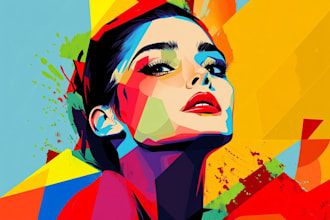 make a beautiful wpap pop art portrait