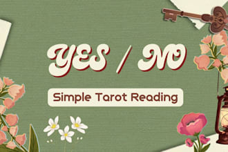 do simple and short yes or no tarot reading in 24 hrs