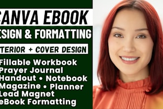 canva ebook design workbook journal ebook formatting notebook planner for KDP