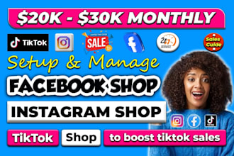 setup, manage and optimize tiktok dropshipping shop to boost shopify sales