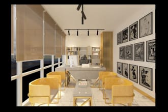 remodel 2d floor plan, grocery store, redesign room to office, exist house revit