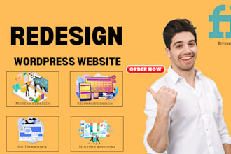 redesign rebuild and clone a custom wordpress website for you