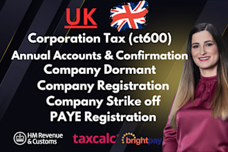file UK limited company accounts and corporation tax to hmrc and companies house