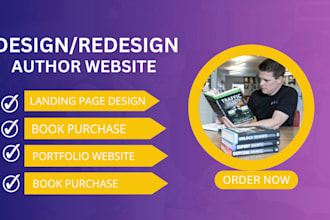 design author website personal website portfolio  book author website