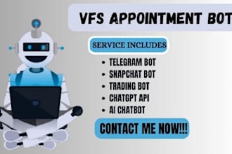 build monitor bot, appointment bot, booking bot, facebook marketplace bot