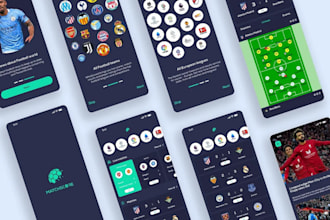 develop flashscore app, livescore app with optastat, fantasy football app
