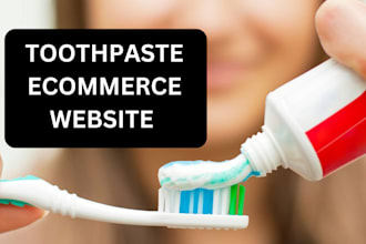 ecommerce toothpaste shopify website toothbrush website teeth whitening store