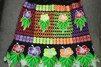 do custom handmade embroidered skirts in unique designs
