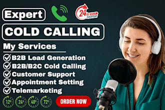 do expert cold calling for mca, fe, aca lead generation