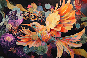 make any floral, animal or botanical art