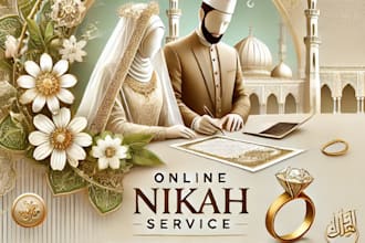 officiate your islamic marriage ceremony as a certified imam
