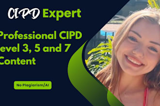 write quality content on cipd level 3 5 and 7