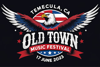 do unique event management festival logo design