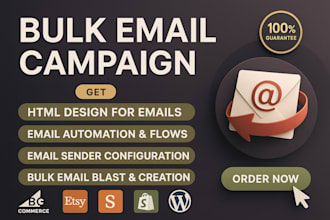 send bulk emails, email blast and email marketing campaign to inbox