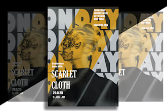 design professional and eye catching posters that stand out