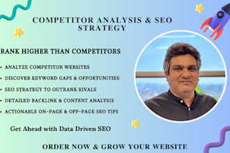 do competitor analysis and provide SEO strategy