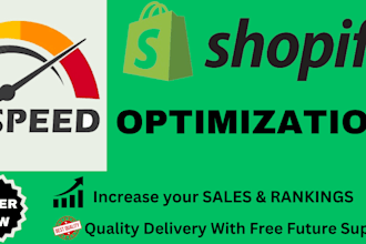 supercharge your shopify store speed, expert optimization services