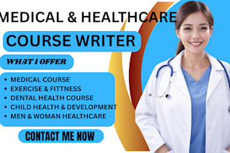 do online course content, medical coaching program, training course, ppt slides