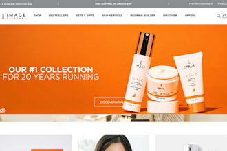 do skin care website, makeup beauty store spa cosmetics website shopify store