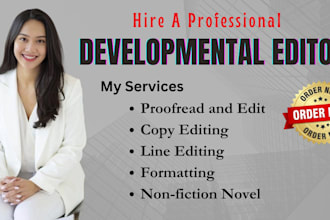 do developmental book edit, format fiction novel nonfiction, picture book editor