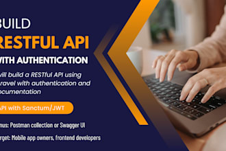 build a restful API using laravel with authentication