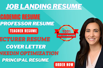 ats optimzied, academic resume for teacher, instructors, professor resume