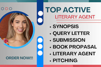 find active literary agent for your movie script, fiction, TV and children book