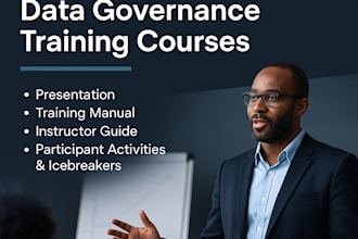 deliver data governance and quality training courses