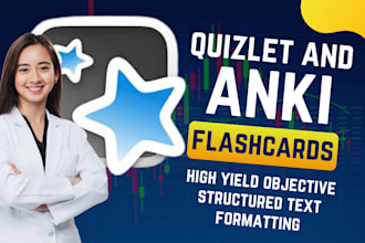 make documents into intelligent anki and quizlet flashcards