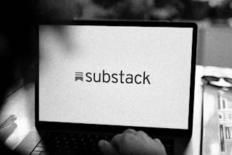 superfast  do substack promotion, substack page link to active audience