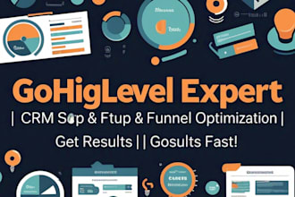 set up, customize, and optimize your gohighlevel CRM and funnels