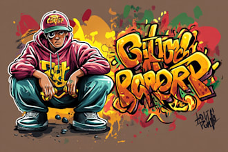 do typography, graffiti, lettering, and text logo design