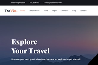 build hotel booking website, travel agency website, tour booking website