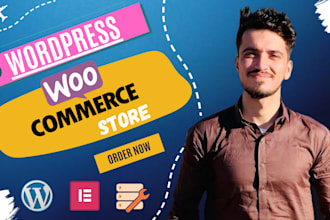 create a professional woocommerce online store with elementor