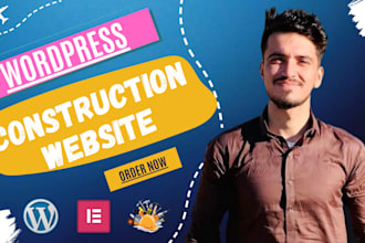 bulid wordpress construction, cleaning, and plumbing website
