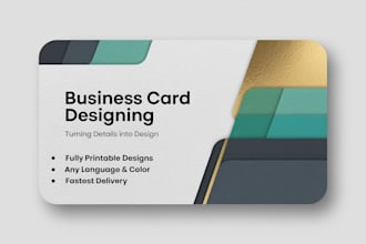 design professional printable business card