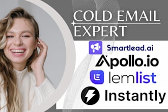 do instantly ai cold email outreach smartlead gmass custom traking domain