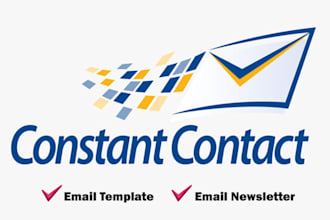 design email template, constant contact newsletter