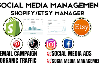 boost shopify etsy sales shopify store marketing be your social media manager