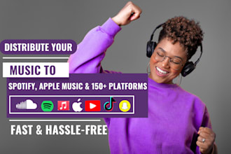 fix issue and distribute using distrokid,ditto,tunecore,cd baby,amuse soundcloud