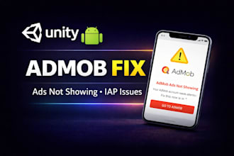 fix unity admob ads not showing and in app purchase issues